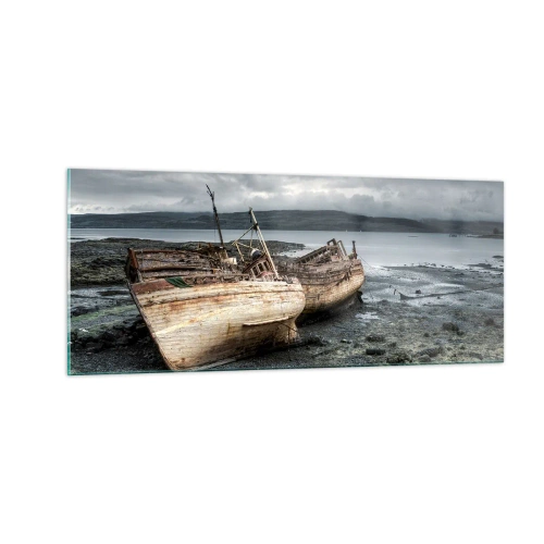 Üveg kép - "A nehézségek méltóságteljes leküzdésének jeleként” - 100x40 cm