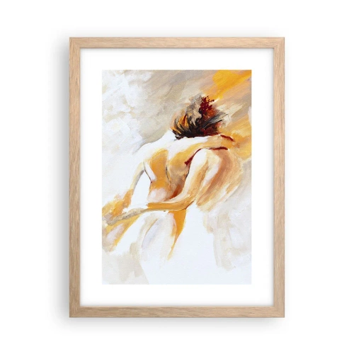 Poszter világos tölgy keretben - A közelség egében - 30x40 cm