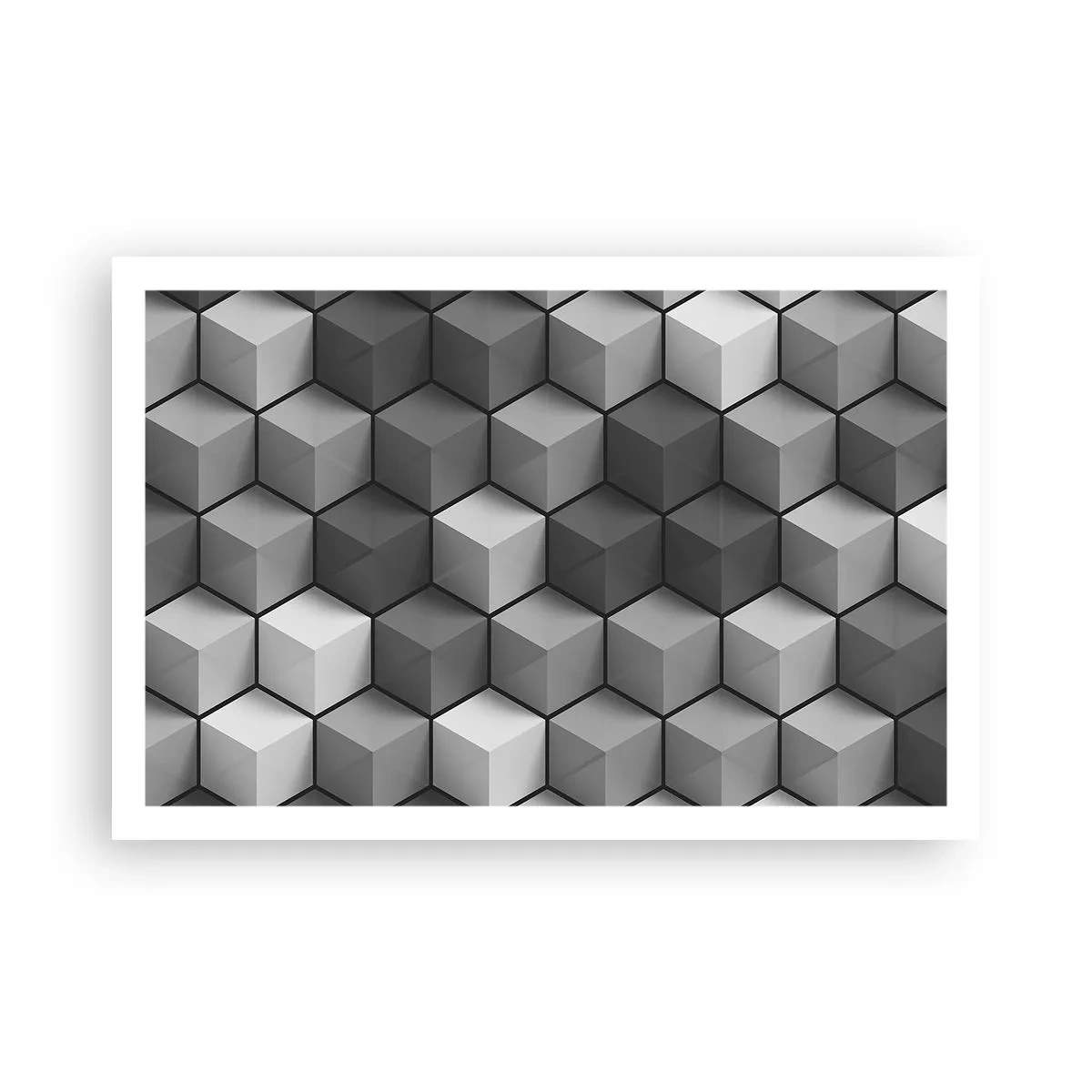 Poszter - Kubista kirakós - 91x61 cm