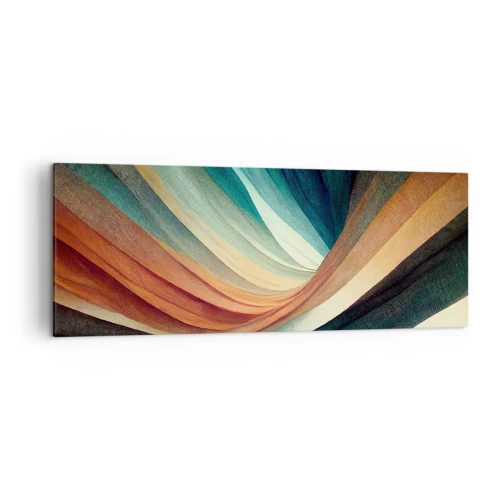 Vászonkép - Színekből szőtt - 140x50 cm
