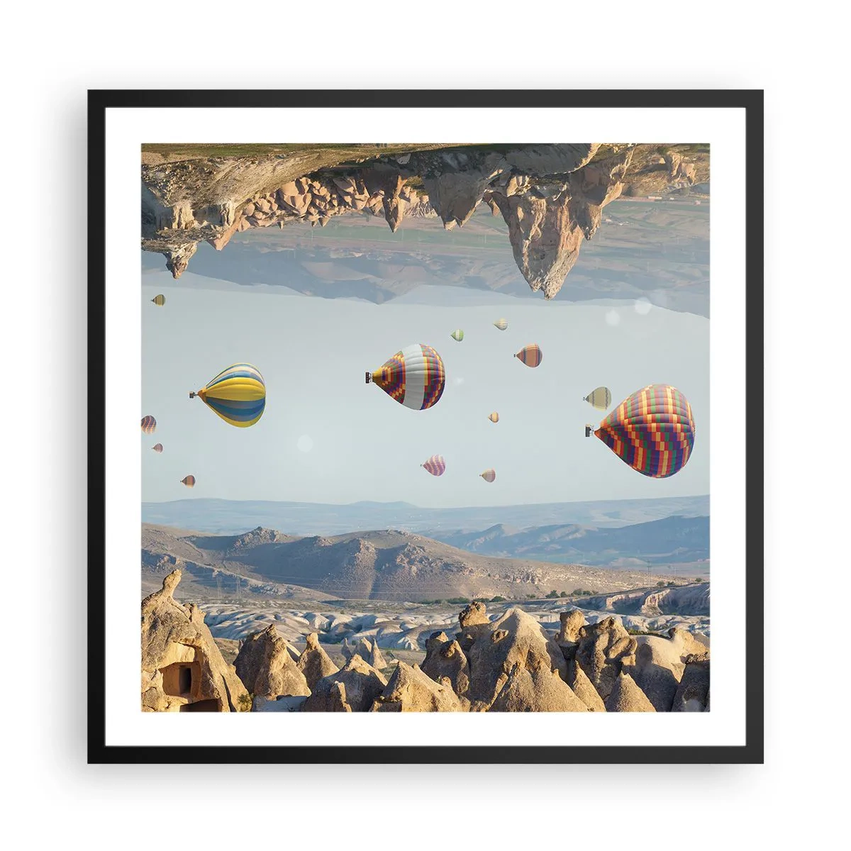 Poszter fehér keretben - Itt minden lehetséges - 60x60 cm