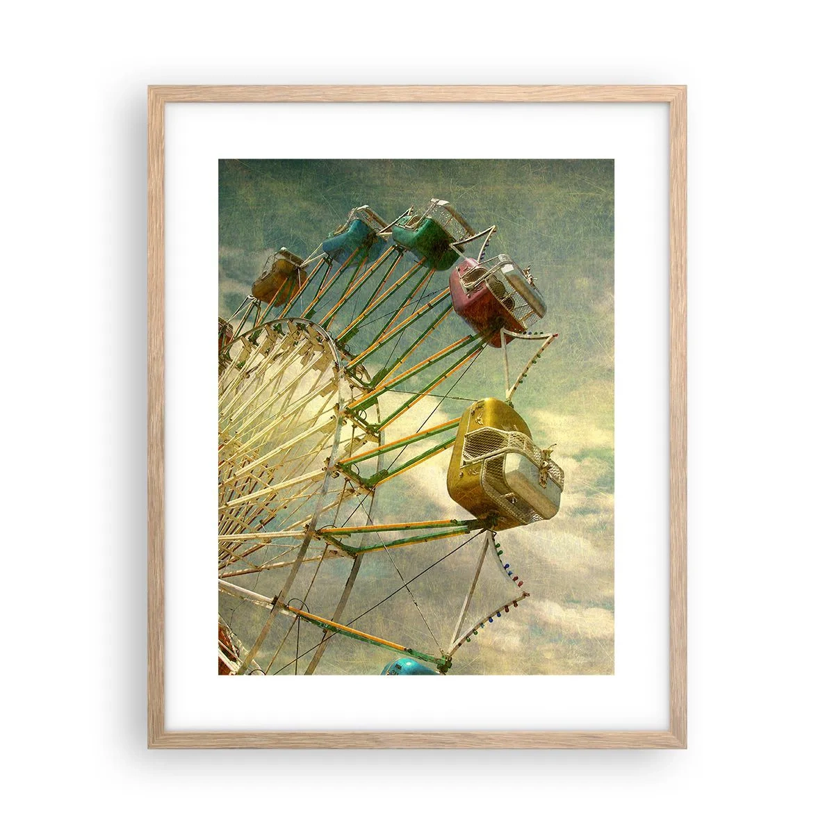 Poszter világos tölgy keretben - Lesz, lesz mulatság.... - 40x50 cm