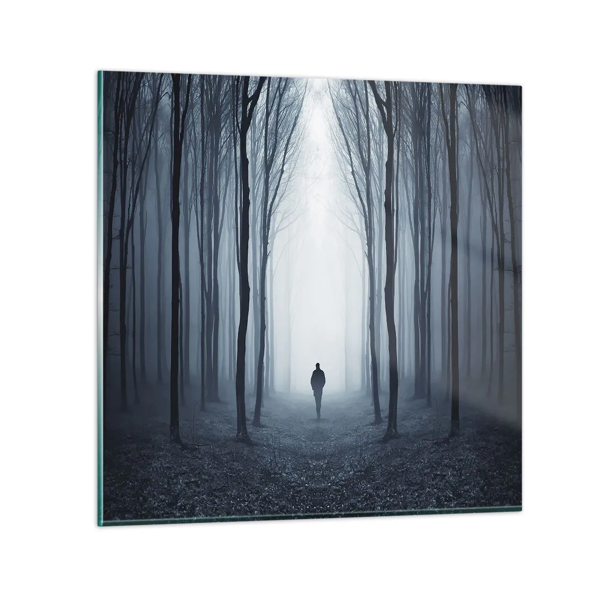 Üveg kép - És minden egyszerű és világos - 30x30 cm