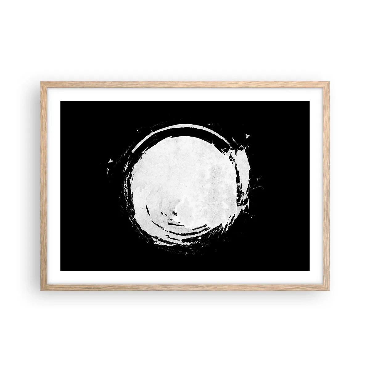 Poszter világos tölgy keretben - A jó kiút - 70x50 cm