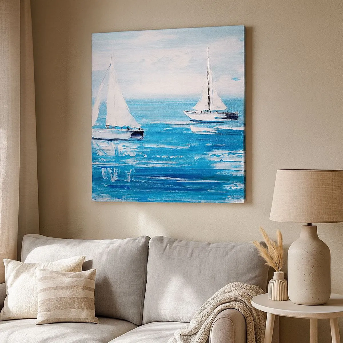 Vászonkép - Egy barátoddal az oldaladon - 30x30 cm