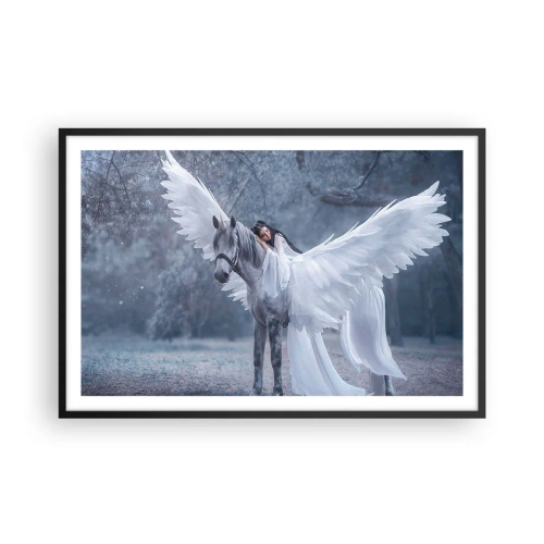 Poszter fehér keretben - Egy ihletett pillanat - 91x61 cm