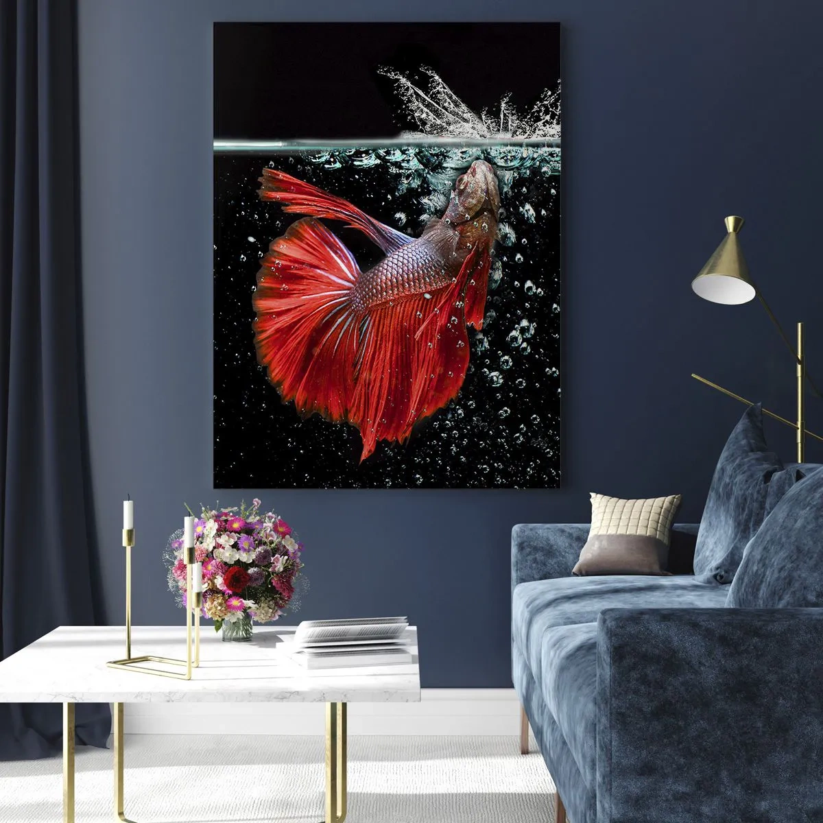 Üveg kép - Három kívánságod van - 50x70 cm