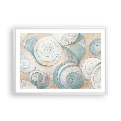 Poszter fekete keretben - Mit rejt a kagyló? - 70x50 cm