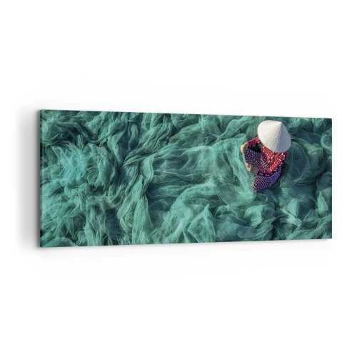 Vászonkép - A hálók tengerében - 120x50 cm
