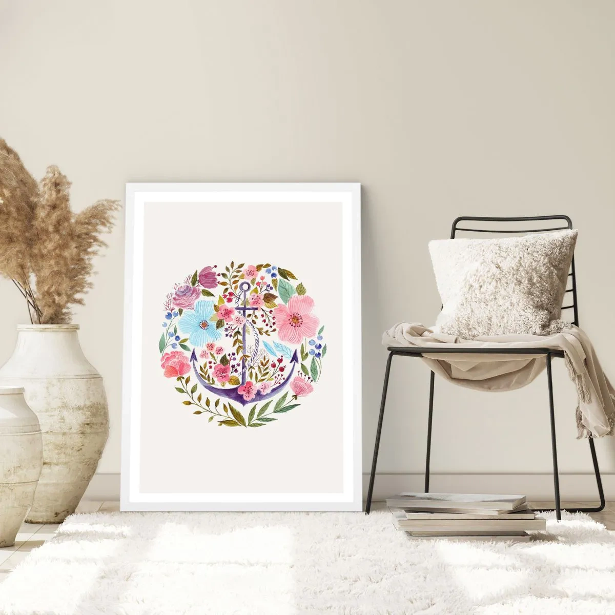 Poszter fekete keretben - Egy tengerész jó éjszakai alvása - 70x100 cm