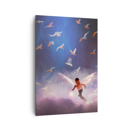 Vászonkép - Képzeletre és bátorságra van szüksége - 70x100 cm