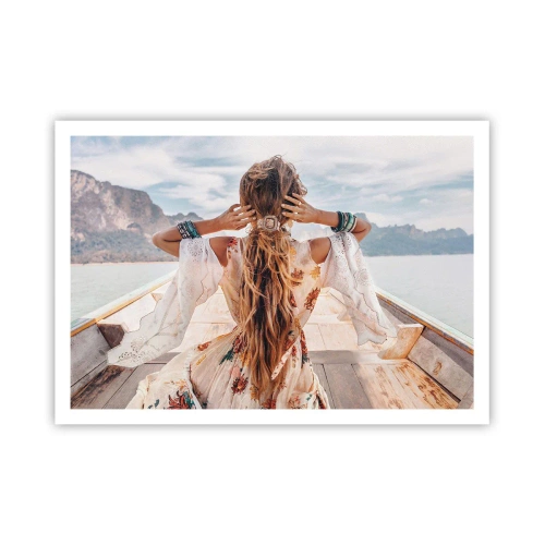 Poszter - Az út a boldogság felé  - 100x70 cm