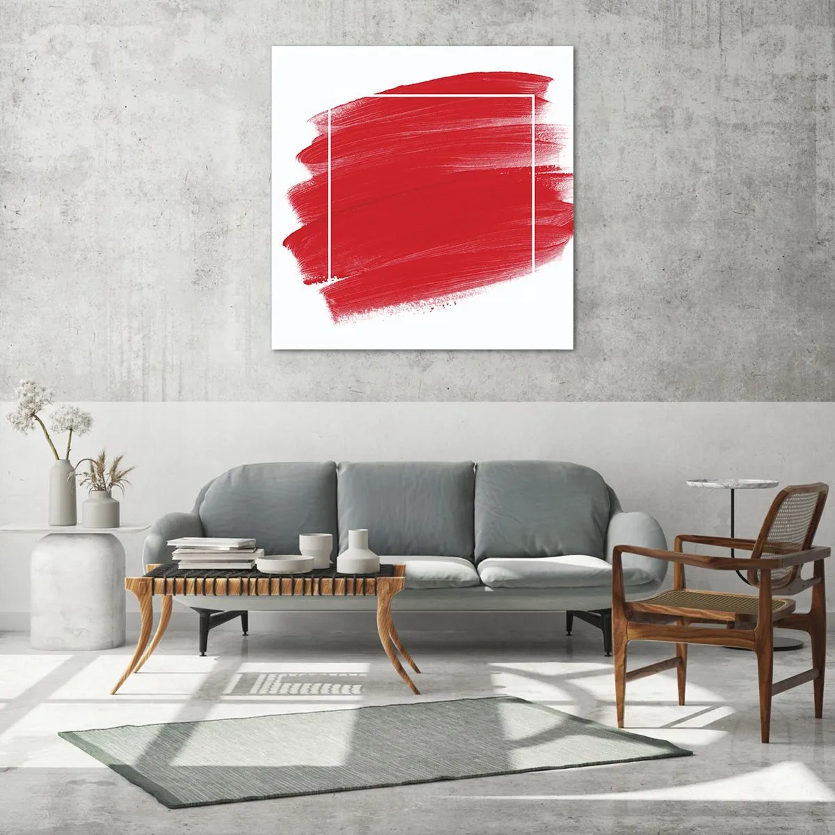 Üveg kép - A kereten kívül - 60x60 cm