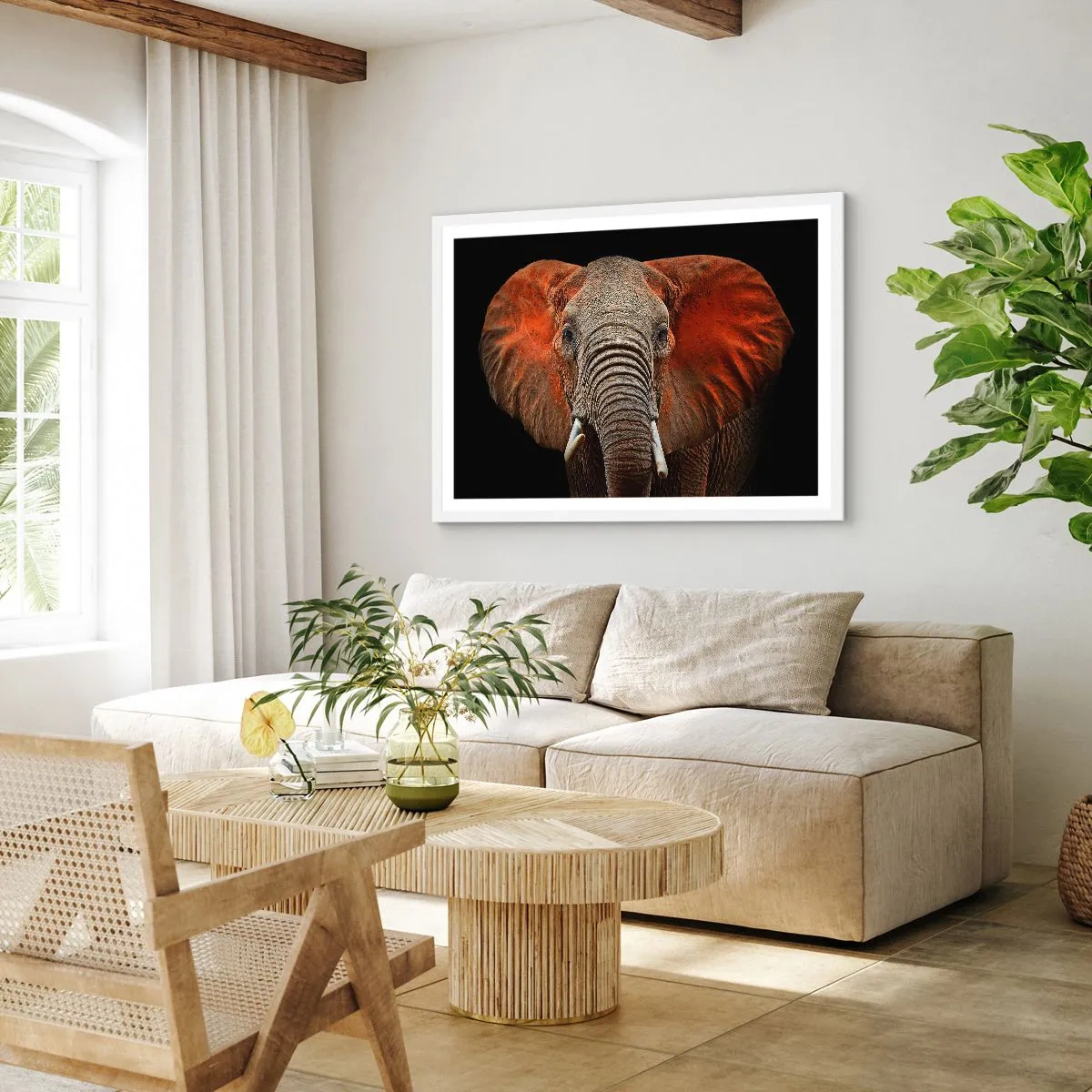 Poszter fekete keretben - Én vad vagyok, és te? - 100x70 cm