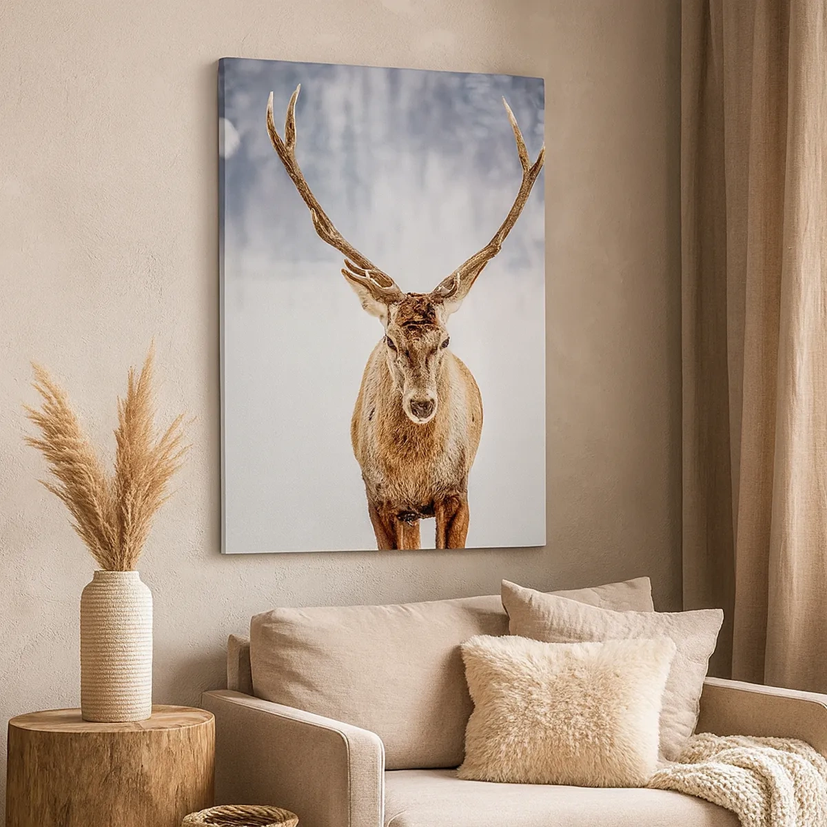 Vászonkép - Egyenesen a hóködből - 50x70 cm