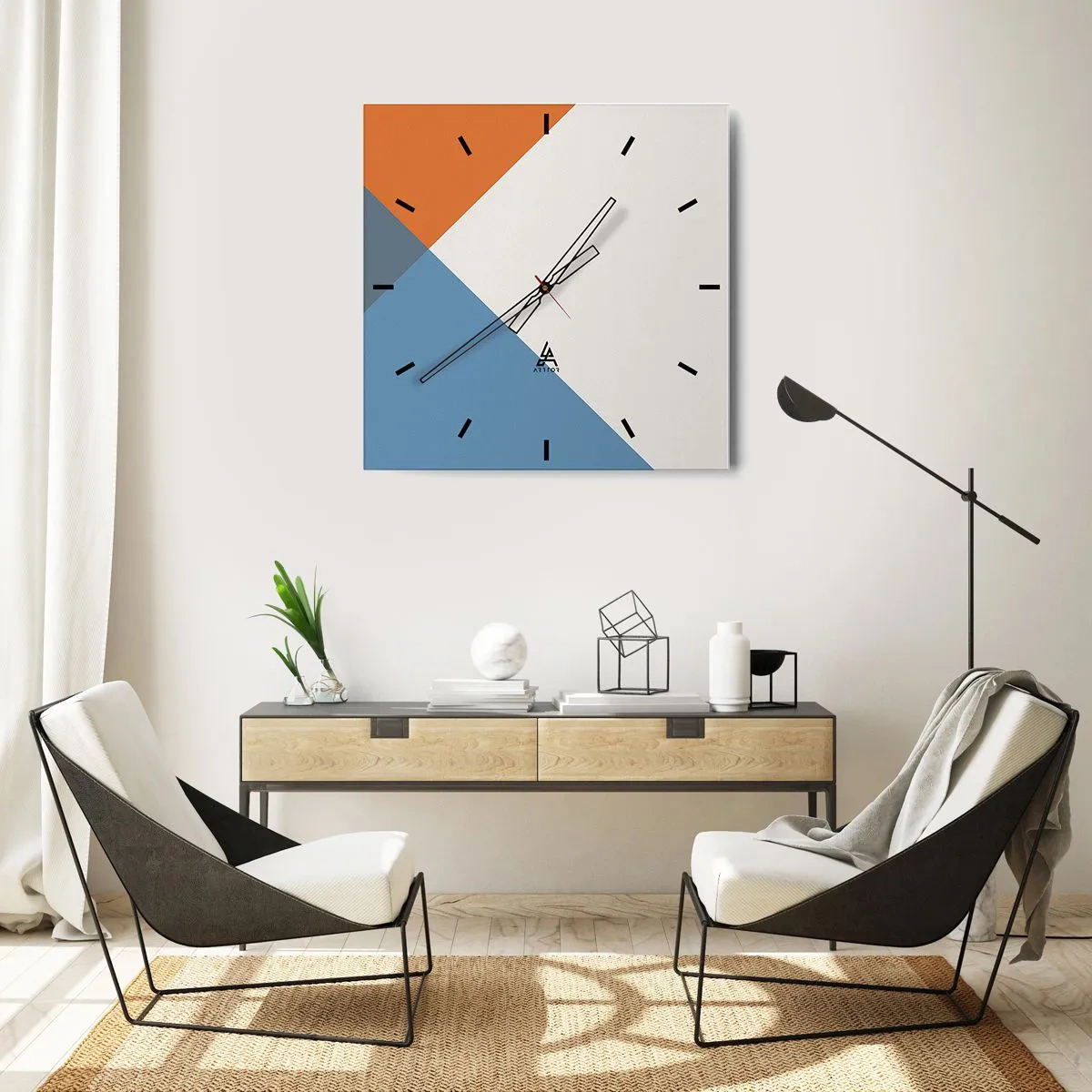 Falióra, Óra - Szögben… - 30x30 cm