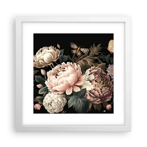 Poszter fekete keretben - Barokk stílusban - 30x30 cm