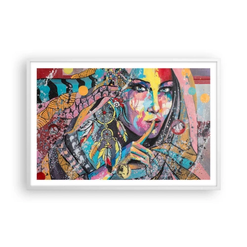 Poszter fekete keretben - Maradj csendben, amíg meg nem érted - 91x61 cm