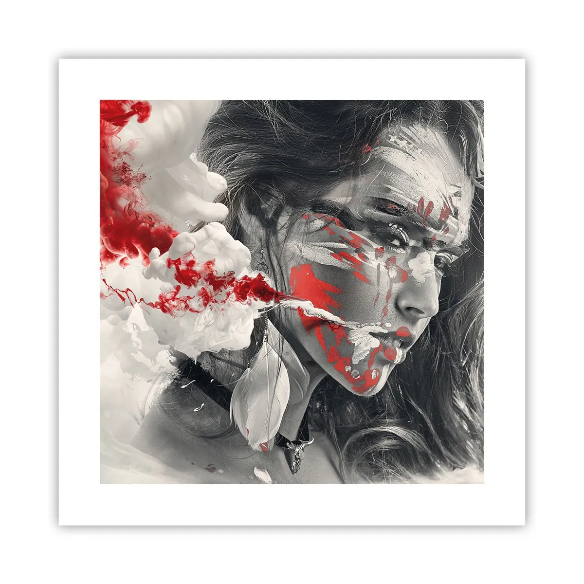 Poszter - Az abszurditás füstjében - 40x40 cm