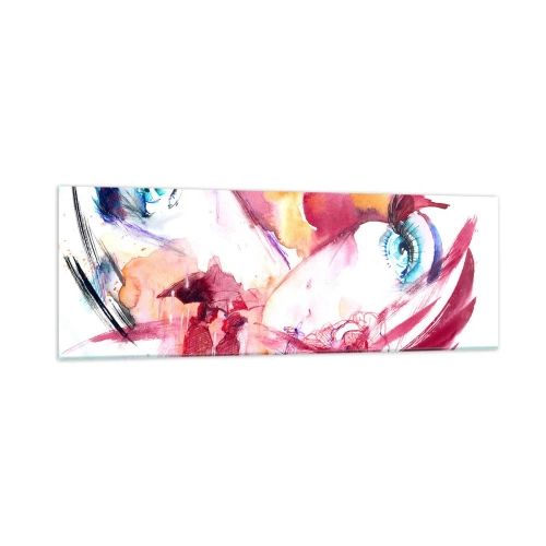 Üveg kép - A világ a közelségben virágzik - 90x30 cm