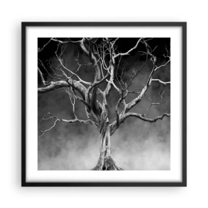 Poszter fehér keretben - Ősi és szent - 50x50 cm