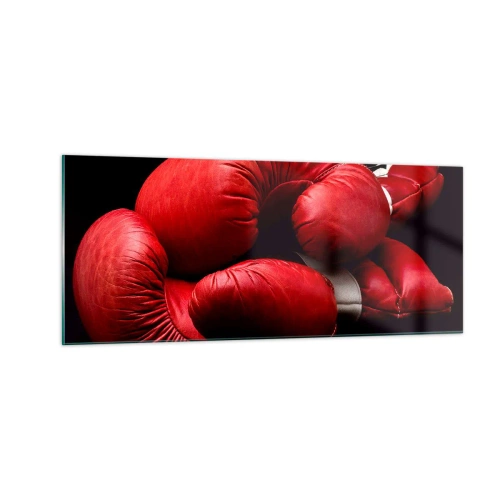 Üveg kép - A küzdelem érzelmei mögöttünk vannak - 100x40 cm