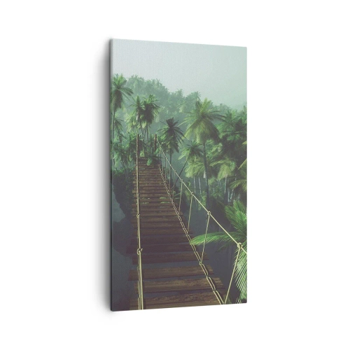 Vászonkép - A zöldellő hullámok felett - 45x80 cm