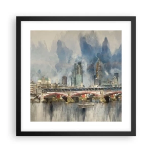 Poszter fehér keretben - London teljes pompájában - 40x40 cm