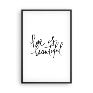 Poszter fehér keretben - Olvass és ismételj - 61x91 cm