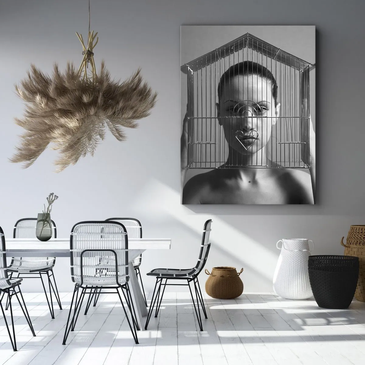 Vászonkép - Kissé szürreális portré - 50x70 cm