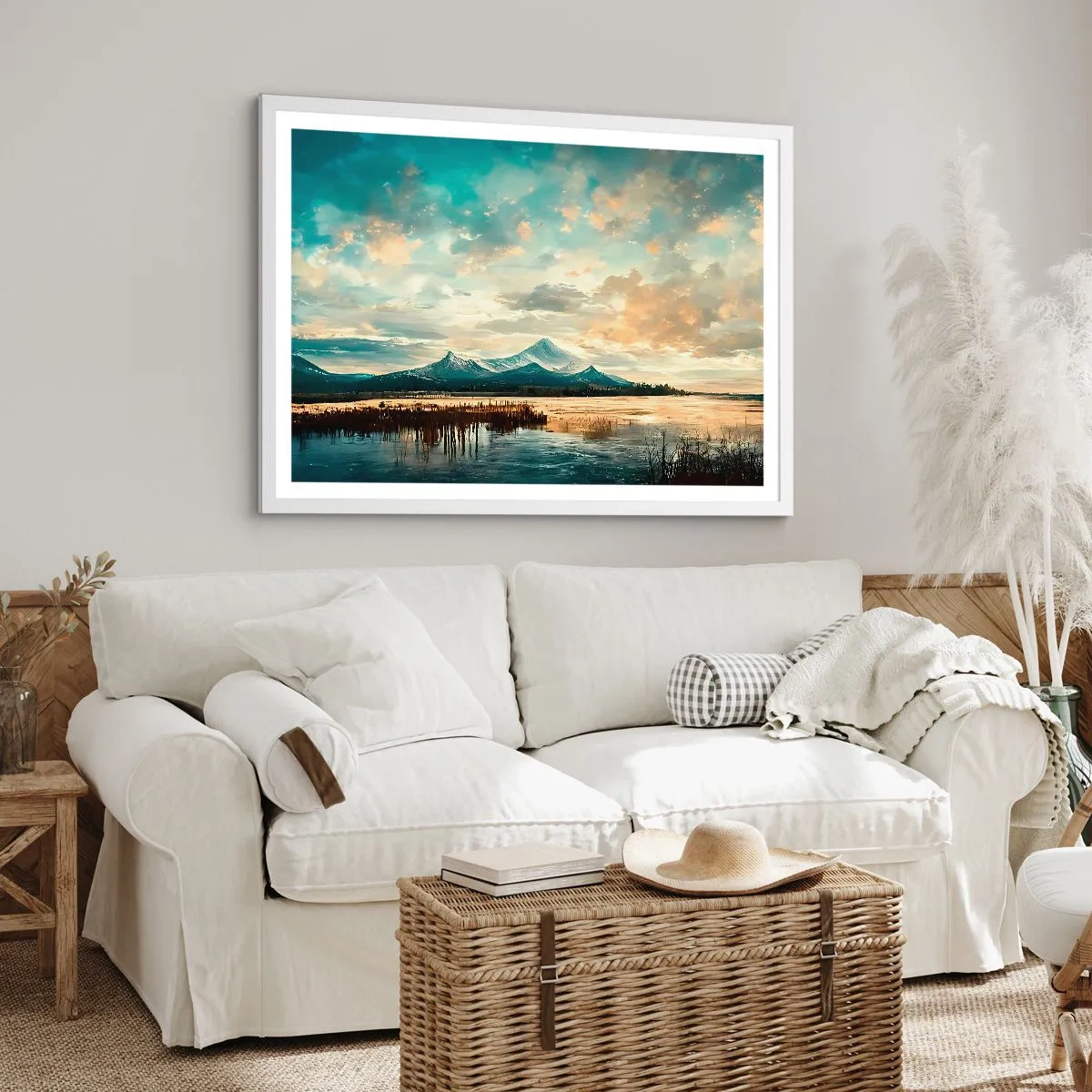 Poszter fekete keretben - Az ég védelme alatt - 91x61 cm