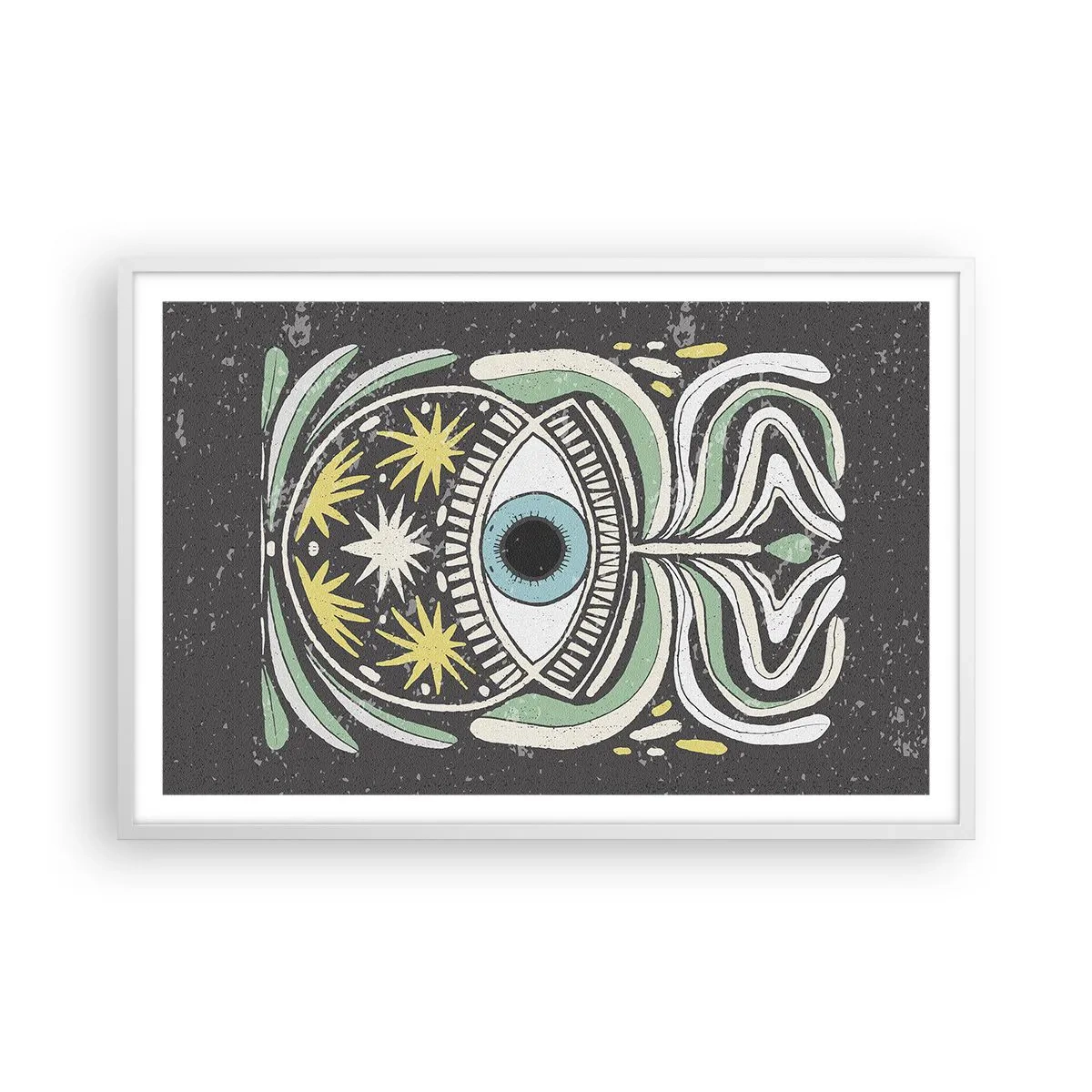 Poszter fekete keretben - Törzsi rituálék - 91x61 cm
