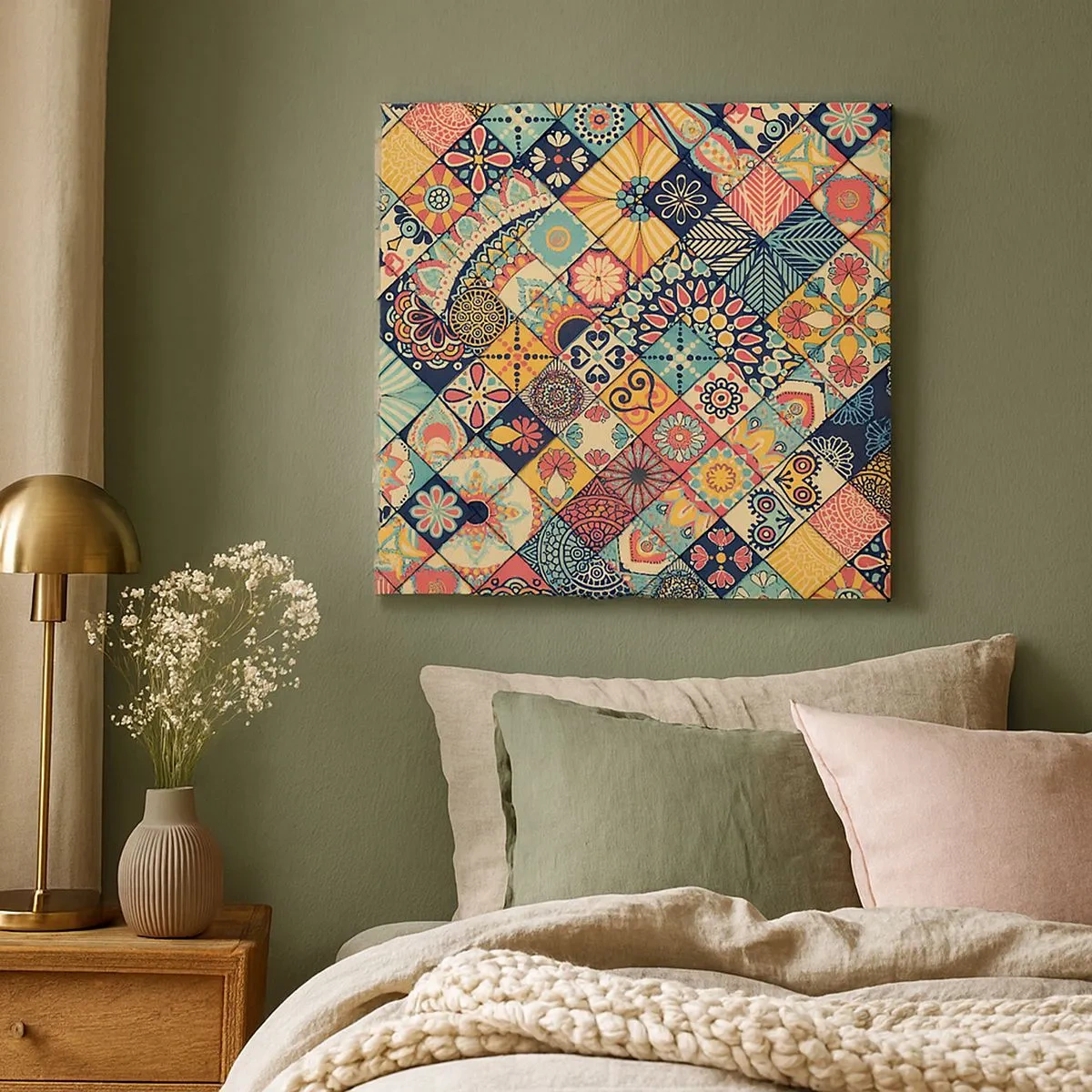 Vászonkép - Marokkói hangulat - 30x30 cm