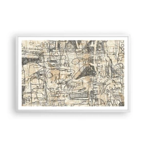 Poszter fekete keretben - Dekódolásra vár - 91x61 cm