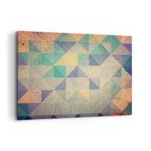 Vászonkép - A háromszögek köztársasága - 120x80 cm
