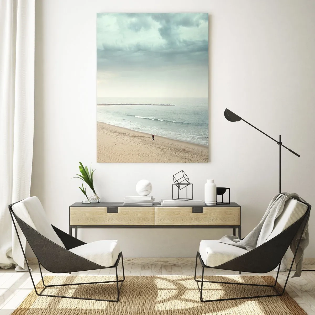 Üveg kép - A békét keresve - 50x70 cm