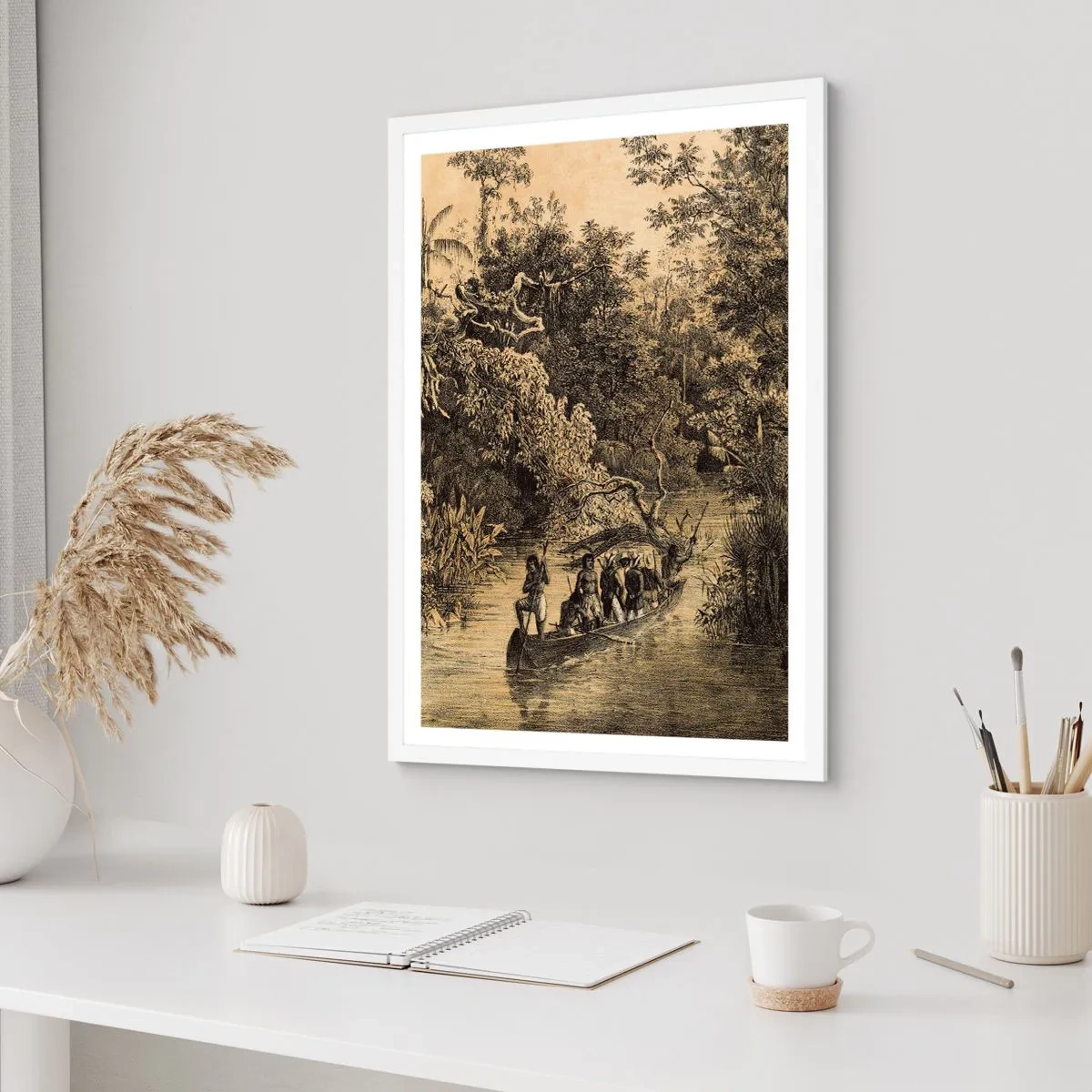 Poszter fekete keretben - Expedíció a forráshoz - 70x100 cm