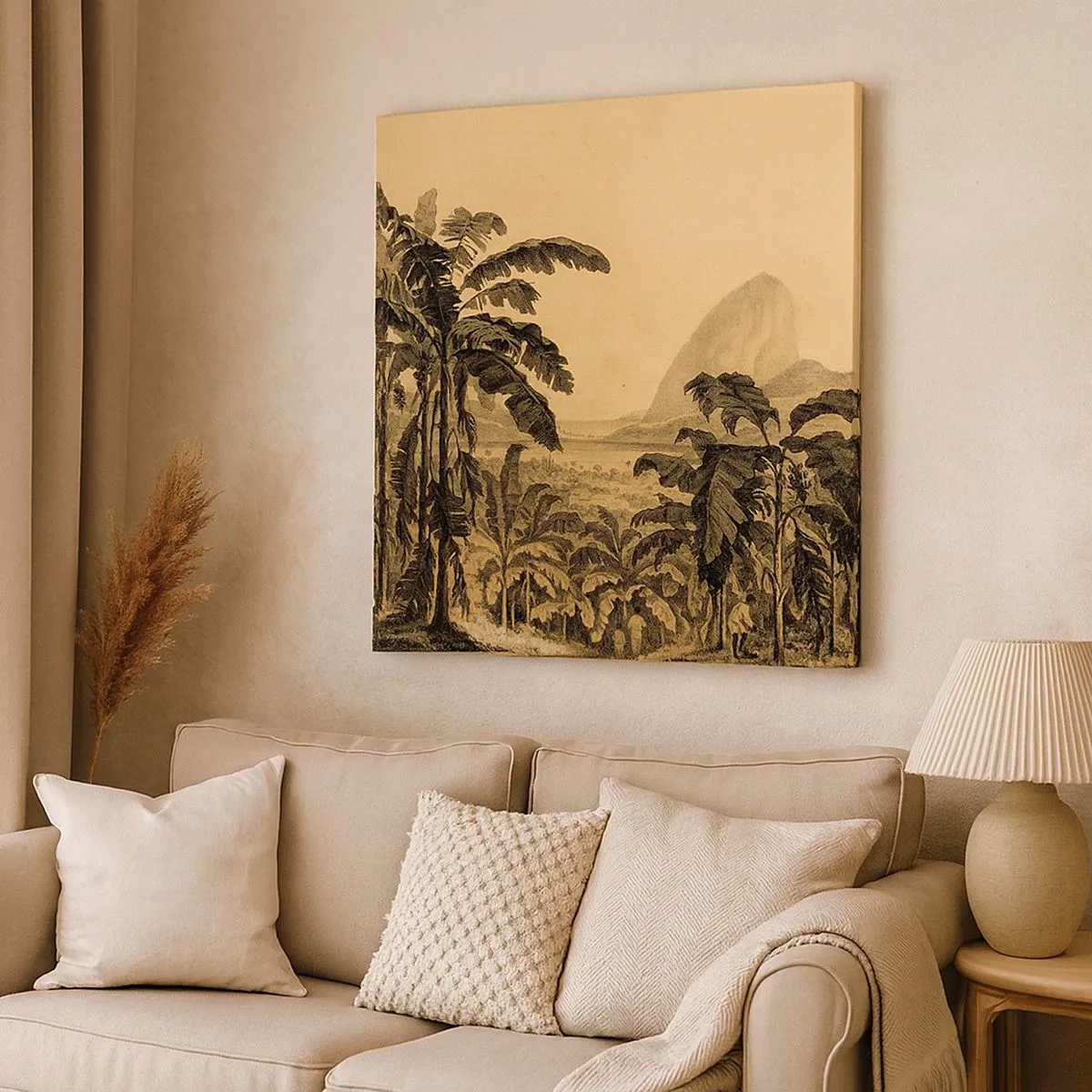 Vászonkép - Gyarmati klímában - 30x30 cm