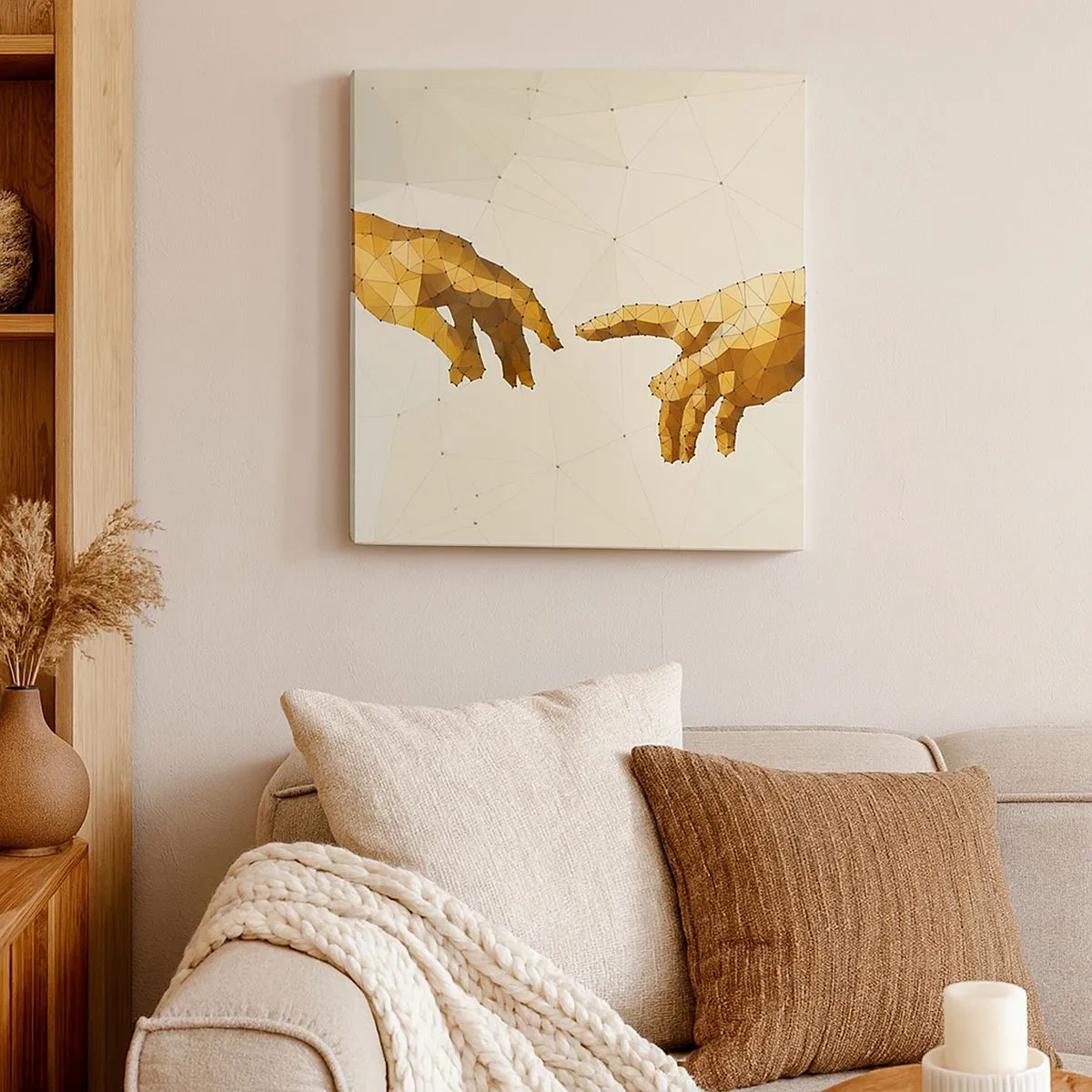 Vászonkép - Isteni geometria - 30x30 cm