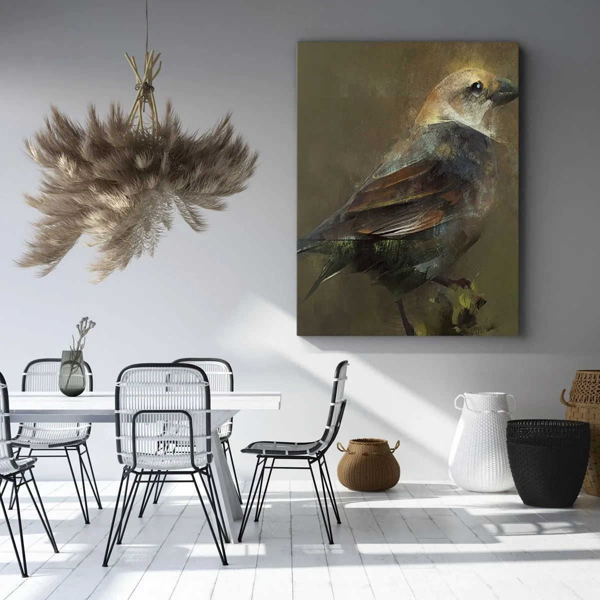 Vászonkép - Veréb, egy kismadár - 50x70 cm