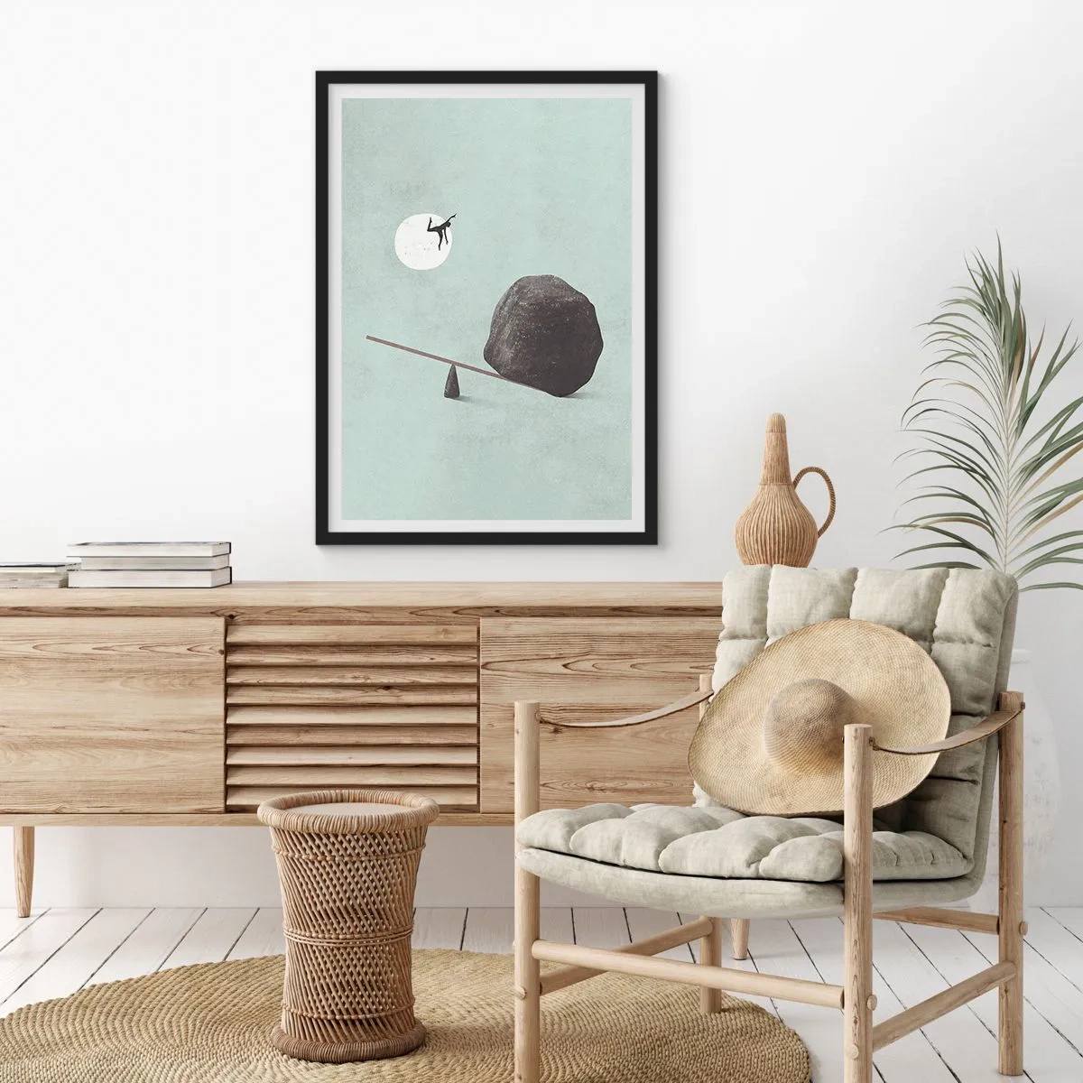 Poszter fehér keretben - Valóra vált álom. - 70x100 cm