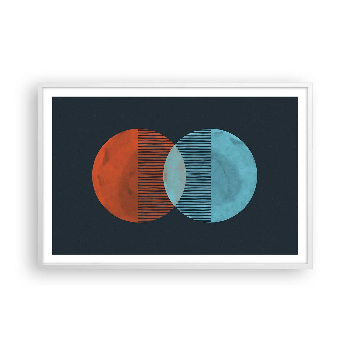 Poszter fekete keretben - Csillagászati fantázia - 91x61 cm