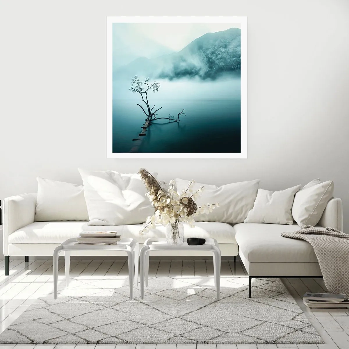 Poszter - Vízből és ködből - 60x60 cm