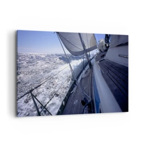 Vászonkép - Tudom, mit jelent madárnak lenni - 120x80 cm