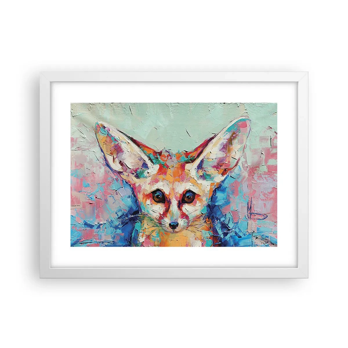 Poszter fekete keretben - Készen álltok rám? - 40x30 cm