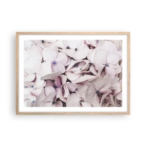 Poszter világos tölgy keretben - A virágok áradatában - 70x50 cm