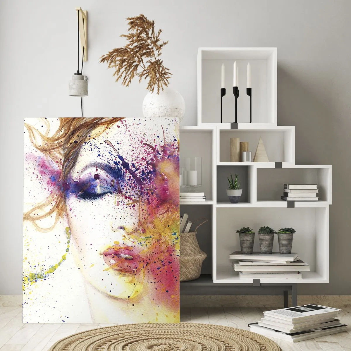 Üveg kép - Szivárványszédülés - 70x100 cm