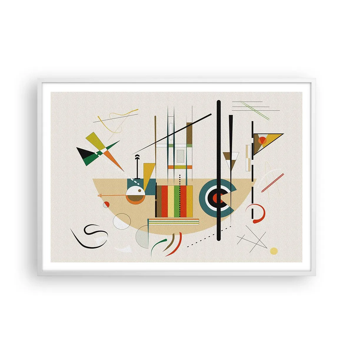 Poszter fekete keretben - És nevet a világ - 100x70 cm