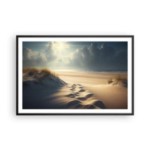 Poszter fehér keretben - Megnyugtató táj - 91x61 cm