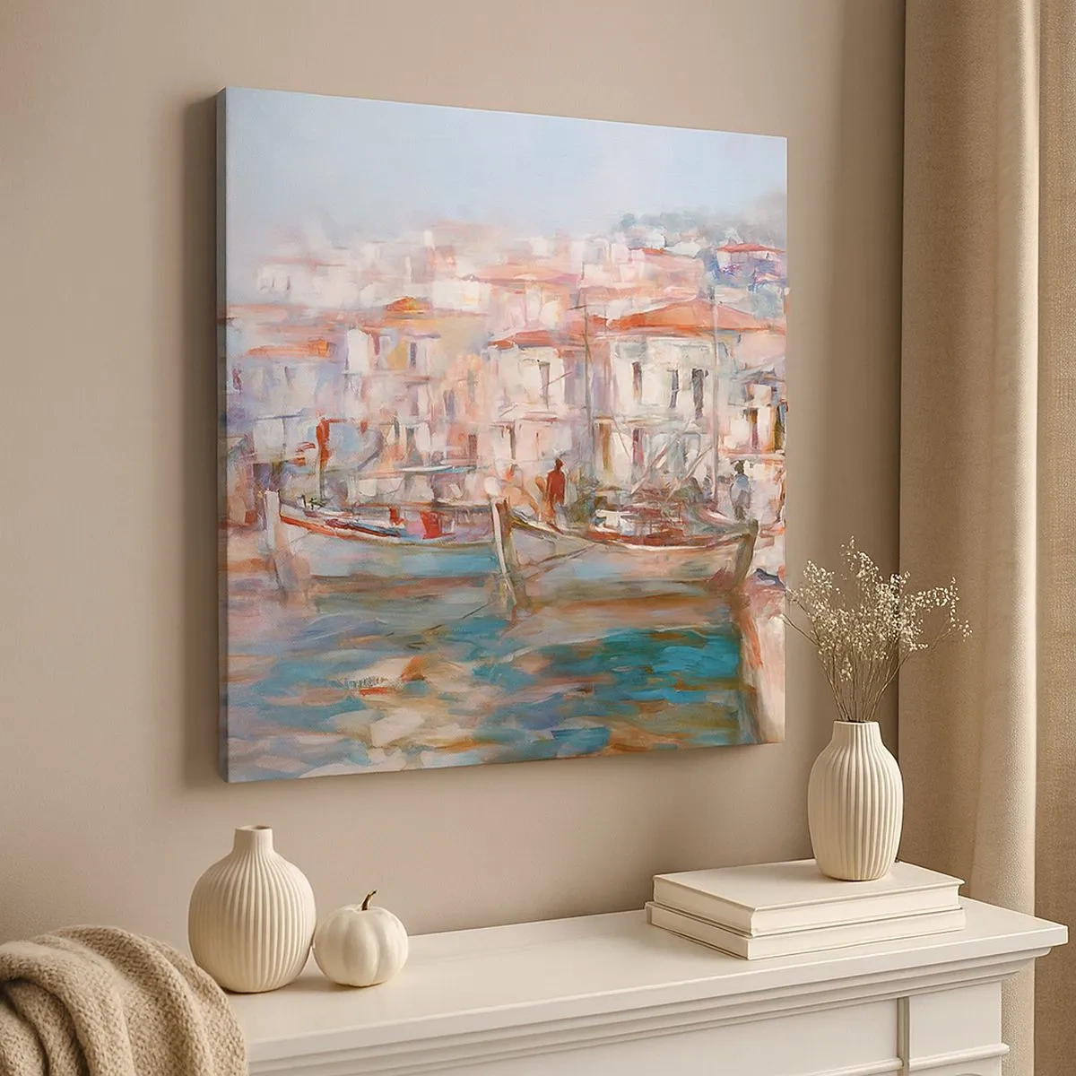 Vászonkép - Pasztell vakáció - 30x30 cm